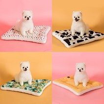 말썽쟁이여름 강아지 고양이 켄넬 유모차 향균 방석 쿠션, 트로피컬