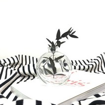 몰드몰 디퓨저용기 - 클리어 ( 80ml ), 용기 + 블랙실리콘마개