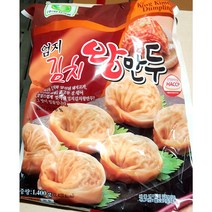즉석 요리 김치 왕만두 엄지 1.4kg 아이들 간식 김치만두/만두/분식재료/간단한저녁메뉴/간편식가정간편식/간편식품/즉석식품/간식/아이들간식, 단일 수량
