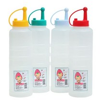 [D1-8809311132309] 잠금방식케찹병(왕대)700ml 투명케챱병 케찹병 소스병 겨자병, 1개