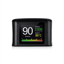 HUD추천 자동차HUD HUDGPS HUD OBD2 + GPS 온보드 컴퓨터 헤드 업 디스플레이 자동차 타코미터 터보 오일, 02 Style B, 02 Style B