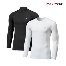 MaxMore 골프웨어 남성 냉감 이너 티셔츠 언더레이어 자외선차단 UV차단 기능성 쿨티 초경량 스포츠