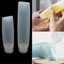 소분케이스 휴대 여행 화장품 공병 튜브 케이스 로션 샴푸 3개, 사이즈, 50ml