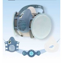 분진 마스크 방독면 산업 장식 연삭 용접 먼지 보호 비유성 입자 KN100, 본체 3203 필터 면 KN100  1쌍