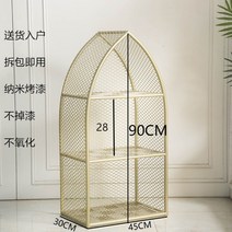 철제 경량랙 다용도 선반 다단식 사무실 베란다 작은, 45X30X90