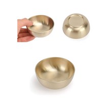 잼 시럽 마요네즈 그릇 쌈장 피클 마늘 굽 유기 종지 1p, 단품