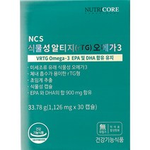 뉴트리코어 NCS 식물성 알티지 오메가3, 1개, 30캡슐