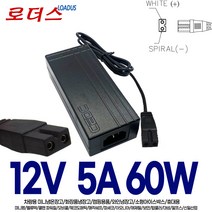 차량용 미니짱냉온장고용 KPL-060F호환 12V 5A 국산어댑터, 1개, 2P어댑터+파워코드1.0M