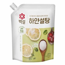 CJ 과일청 감미료 백설 하얀설탕 400g, 1개