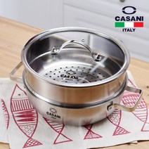 까사니 베리따 IH 2단 스티머 26cm 찜솥, 본상품선택, 1개