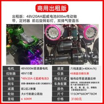 전기자전거 1000W 삼륜 26인치 2인용 전동자전거 배달 접이식 세발, 렌탈 보드 48V20 슈퍼웨이 800W