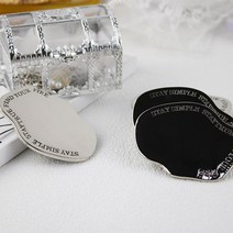 스테이심플 실버 스틸 미러 폰톡 스마트톡 그립톡 거치대 홀더, 스테이심플폰톡_실버
