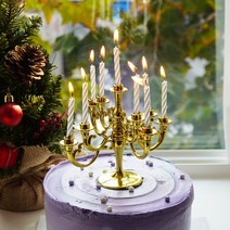 고퀄 샹들리에초 케이크초 생일초 [8color 특이한 생일 케익 촛불 초 기념일 파티 장식초 캔들], 엔틱실버, 엔틱실버