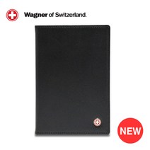 [스위스와그너] 샤무드 천연소가죽 여권지갑(블랙)