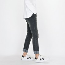 남자 데일리 스판청바지 슬림일자핏 5컬러 빅사이즈 연청 블랙 워싱 사계절 데님팬츠