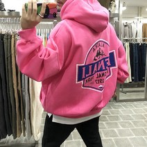 바나나마켓 남자 알레스카 프린팅 후드티