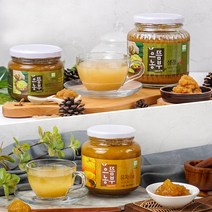 으뜸농부 갈아만든 유기농 유자차1kgX1병 + 유기농 생강차1kgX1병, 2kg, 1set, 1000ml