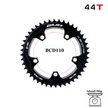 전문 자전거 부품 goldix 1105 bcd 110bcd 도로 좁은 와이드 체인 링 38t-58t 체인 휠 forshimano sram 크랭크 액세서리, 110bcd 44t
