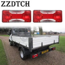 이베코 화물차 추레라 라이트 후미등 전조등 사이드램프 테일램프 iveco 데일리 트럭 테일 램프 용 1 pcs 24v 트럭 테일 램프 e 승인 69500026 69500032, 오른쪽, 협력사