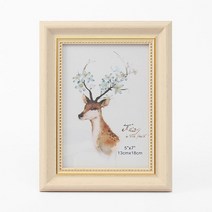 앤틱무드 사진 액자 5x7 베이지 인테리어 포토액자, 상세페이지 참조