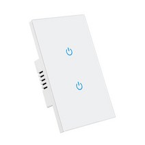 전동킥보드스위치 ubaro us 럭셔리 유리 패널 벽 조명 터치 스위치 led 인덕터 센서 수동 버튼 전력 스위치 ac110v 10a, us-ww2x, 110v, 미국 표준