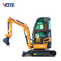 중국 1톤 2톤 미니 굴착기 캡이 포함된 미사 및 홍수 방지 소형 굴착기 청소, 협력사, vtw-18s