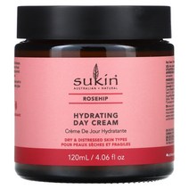 144367 Sukin 보습 데이 크림 로즈힙 120ml(4.06fl 온스)