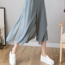 HACHO_ 여성롱치마 미디스커트 뒷밴딩팬츠 여리한스커트 예쁜스커트 꽃스커트