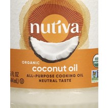 Nutiva 코코넛오일 정제 444ml(15fl oz), 44415정