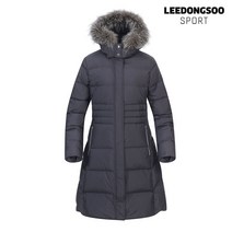 [이동수골프]데일리 골프웨어~깔끔하고 고급스런 여성 폭스퍼 구스롱다운 점퍼 추운날 든든해요 f0djp0030 e5
