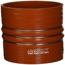 HPS CAC-400-L75-HOT Silicone High Temperature 4-ply Aramid Reinforced Charge Air Cooler CAC Hose Hot, 1, Orange
