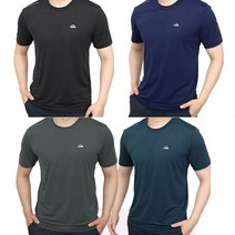 남성 여름 쿨맥스 라운드 반팔티 작업복 등산복 빅사이즈 시원한 냉감 티셔츠