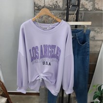 상상그이상 여성용 국내제작 LA맨투맨 색감예쁜 고급원단 부드러운 특양면소재 간절기 데일리룩 패딩조끼와 잘어울리는 가성비 좋은 베이직한 루즈핏 맨투맨