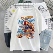 옴니뷰 Anime T-shirt men Graphic Cartoon Titan Attack Shingeki No Kyojin 티셔츠 하라주쿠 오버사이즈, 01 S9197-White_02 S