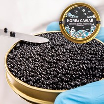최고급 지리산 코리아 캐비어 국내산 함양 철갑상어알, 1세트(30g)