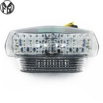 혼다 CBR600RR CBR 600 RR 2007 후면 테일 라이트 브레이크 턴 시그널 통합 LED 액세서리, 01 Clear 1