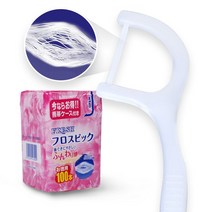 일본칫솔 프리미엄치실 무향료 치실치간 덴탈프로 손잡이 F자형 100개입 1회용 플로스픽 (올핀)_1972EA, 50Px2개, 본상품선택