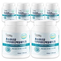 하비웰 효소 유산균 단백질 다이어트 쉐이크 체중조절용 조제식품 식약처인증, 6통