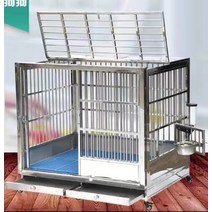 개집 애완견집 강아지방석 스테인레스 스틸 개 애완동물 중형견 직각 모델 2, 1.95 65 92