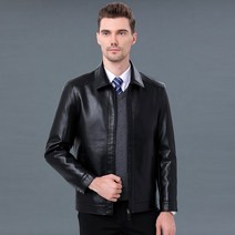 원픽 [안심구매 무료교환] 남성 인싸 터틀넥 무스탕 기모 양가죽 자켓