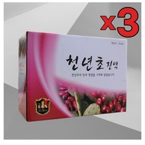 3개 묶음 국내산 천년초즙 건강즙 100ml 60포 천년초 천년초진액 천년초