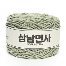 삼남뜨개실 18합 삼남면사 80g 51컬러 코바늘실, 18합 54 페이디드 민트 80g, 1개