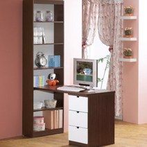 h자형 1200 이케아 책꽂이 책상 원룸 학생 자취 코너H형 재택근무 국내제작 수납책상, G973 워시