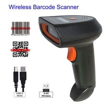 QR 스캐너 핸드 코드 HBAPOS Bluetooth 3 in 1 무선 바코드 1D 2D 리더 유선 디스플레이 배터리 전원 음성 알림 218966, 05 V8W Wireless