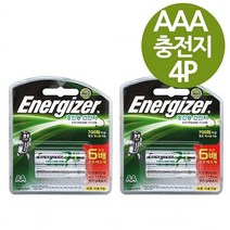 ( 에너자이저 충전지 AAA 4알 NiMH 니켈수소충전지 ) 충전건전지 에너자이져 배터리충전 [SN:182239#801], [W182239], 단일상품(무옵션)　　[#801]▷