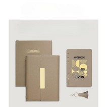 부드러운 가죽다이어리 심플한 플래너 a7 바인더, 02 A7 진한 그레이