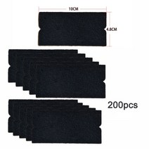 EHDIS-패브릭 펠트 10cm 너비 카드 스퀴지 틴팅 스크레이퍼 가장자리 보호 천 비닐 호일 필름 자동차 포장 도구 30/50 개, [04] 200pcs