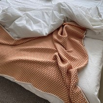 샤이닝홈 꼬모블랭킷 니트직조 담요 헤링본 110x170