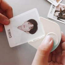 코너라운더 라인더 명함 증명사진커팅기 드커 모서리 딩 네컷사진 펀치, 흰색