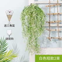 인조잔디 녹색 식물 리얼 벽걸이 비닐 응접실이 있다 실내 잔디밭 꽃병 수반 꽃꽂이 티테이블 어항 착지 2929499335, 숏 김종류 화이트 2빔 삼각 바구니
